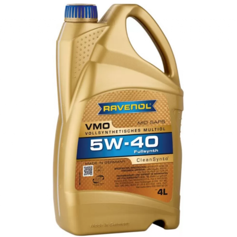 Двигателно масло Ravenol VMO 5W40 4L