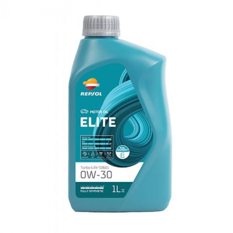 Двигателно масло Repsol Elite TURBO LIFE 50601 0W30 1L