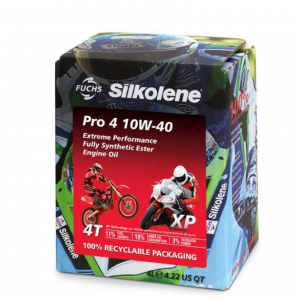 Мото масло Silkolene Pro 4 10w40 4T 4L