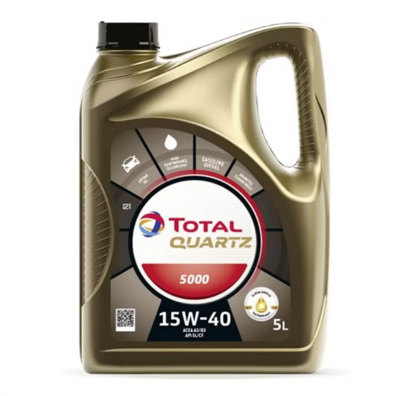 Двигателно масло Total Quartz 5000 15W40 5L