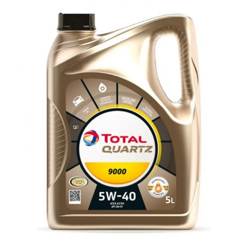 Двигателно масло Total Quartz 9000 5W40 5L