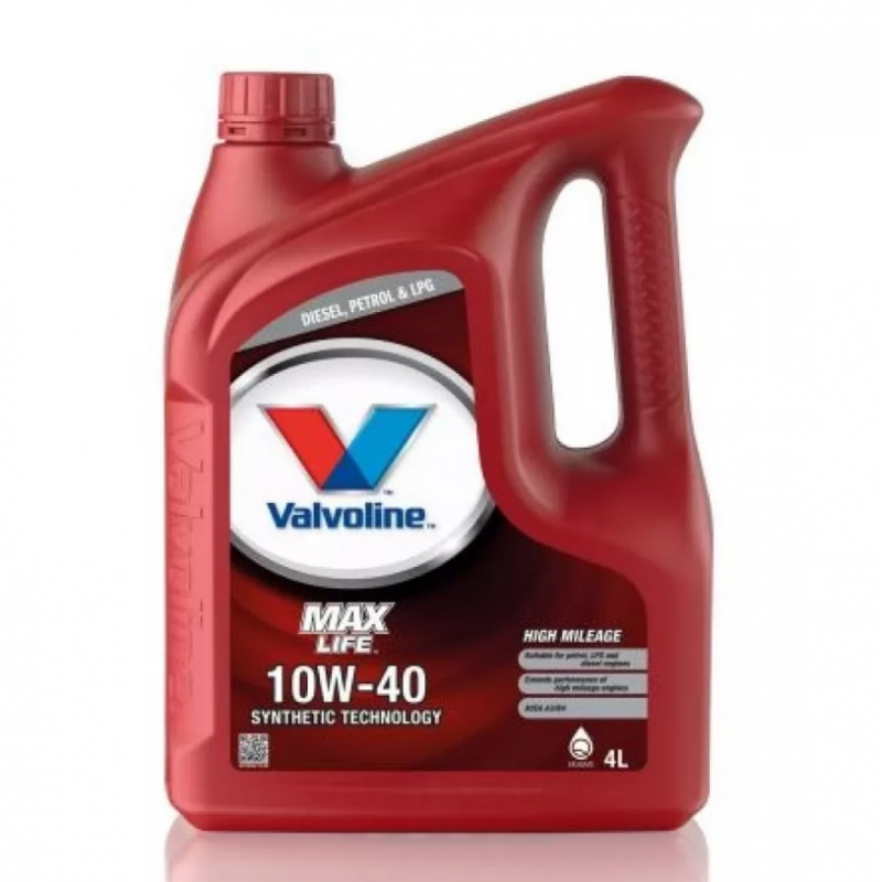 Двигателно масло Valvoline MAXLIFE 10W40 4L