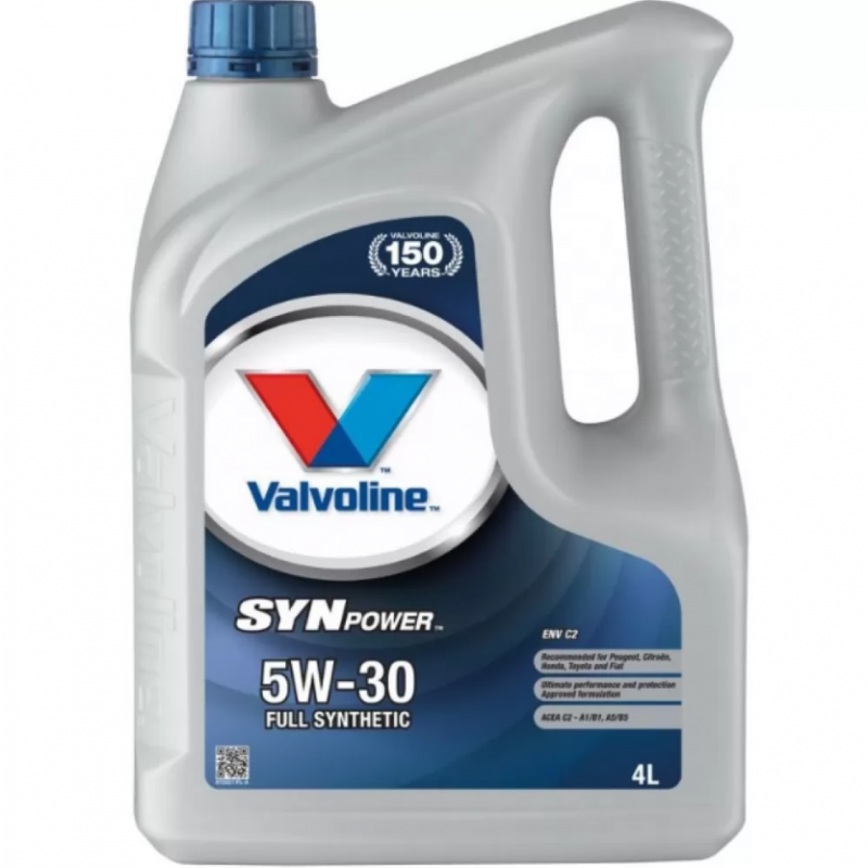 Двигателно масло Valvoline SYNPOWER ENV C2 5W30 4L