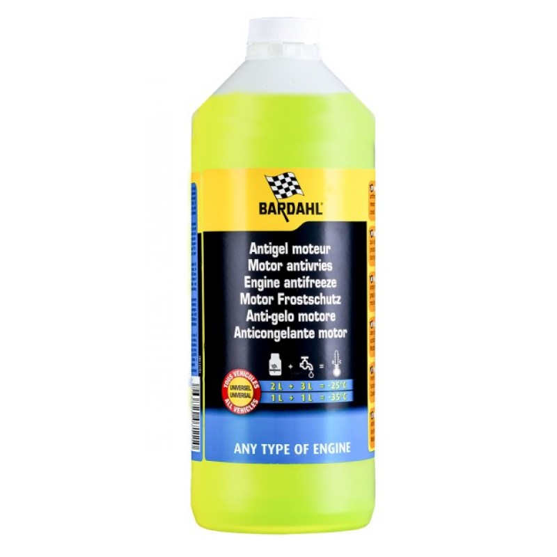 Антифриз Bardahl жълт 1L BAR-7111