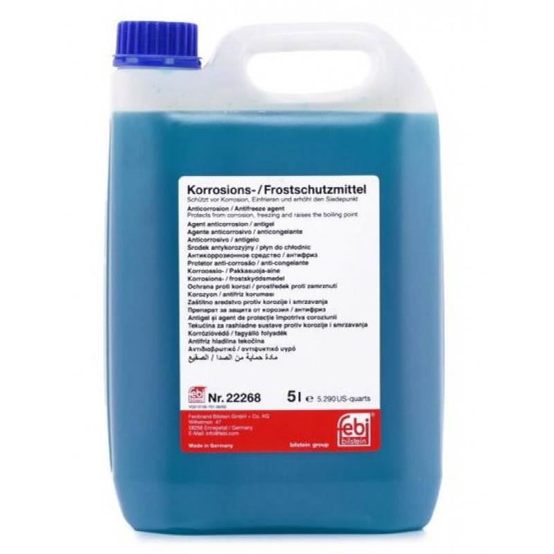 Антифриз FEBI син 5L 22268