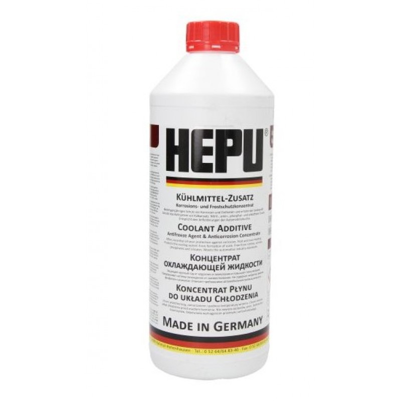 Антифриз HEPU червен 1.5L P999 G12